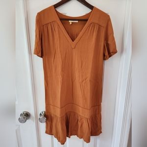 Ba&sh Shirt Dress Brown Mustard Shirt Dress Size 0